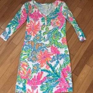 LILLY PULITZER PALMETTO DRESS RESORT WHITE CASA MARINA XS